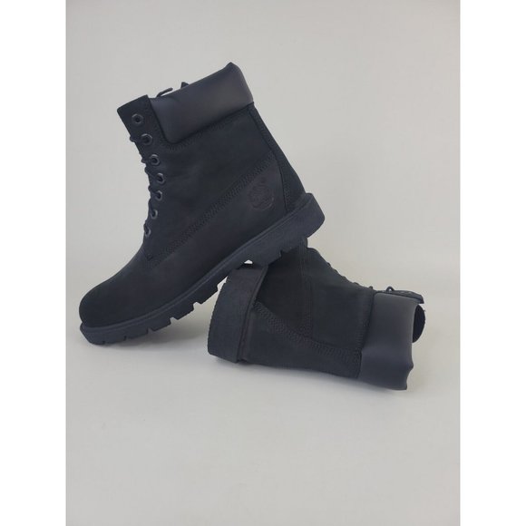 Timberland 6 Inch Classic Boot Black Nubuck Waterproof Boots main image 8